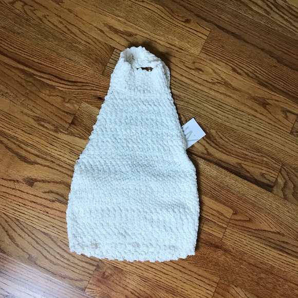 Zara Cream Chenille Knit Sweater NWT - Picture 4 of 5